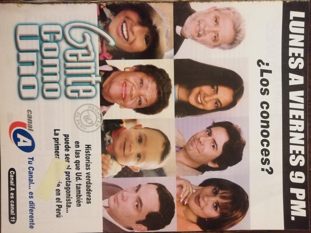 Póster de Gente como uno (1999–2000)