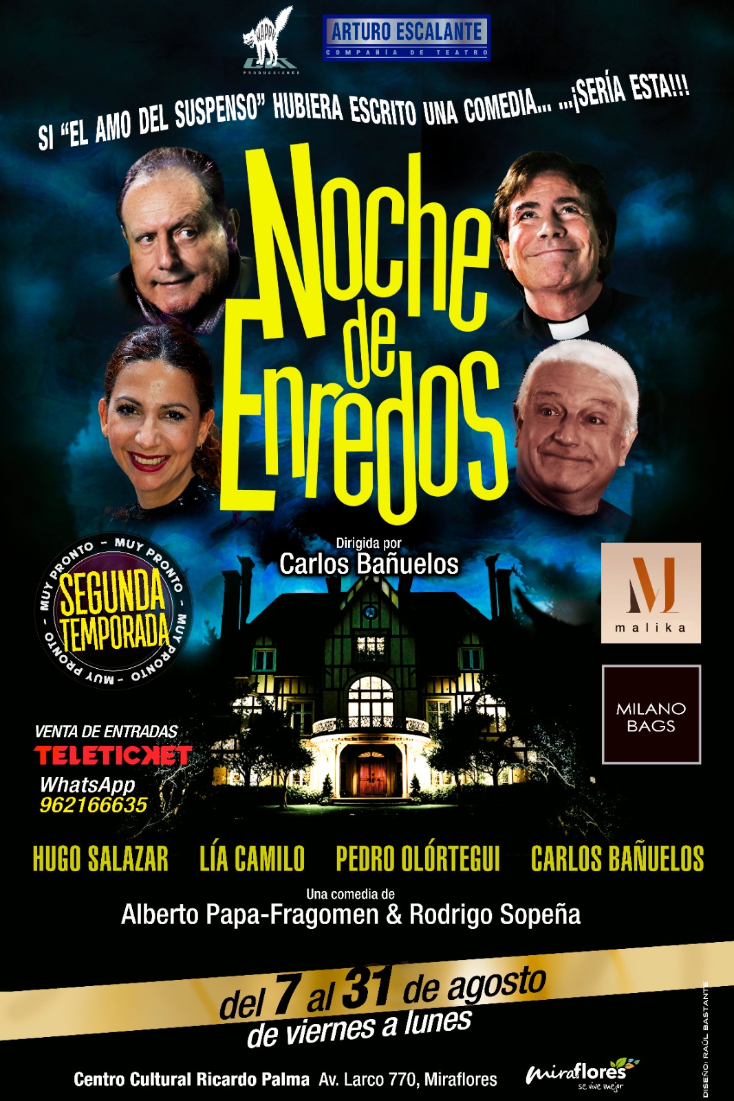 Póster de Noche de Enredos (2025–2026)
