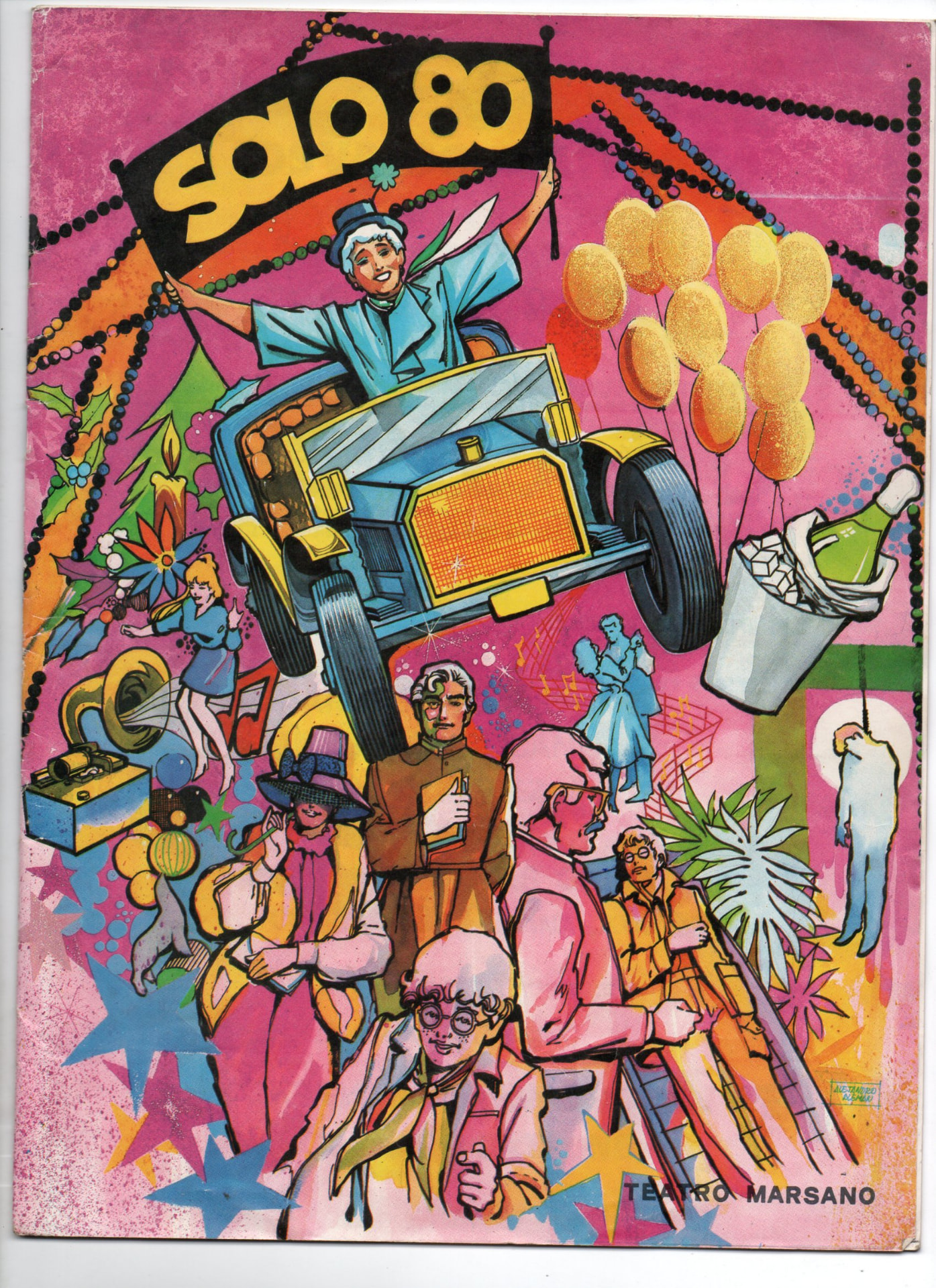 Póster de Solo 80 (1987)